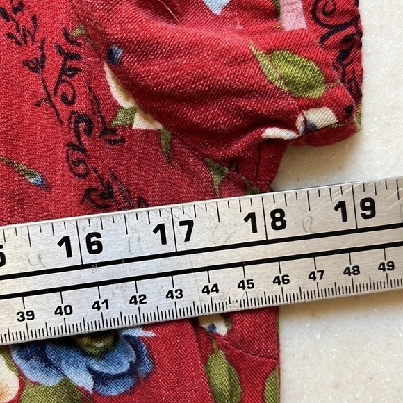 Vintage 𝅺STUDIO EASE Rayon Maxi Dress, Size 10 - Picture 4 of 10